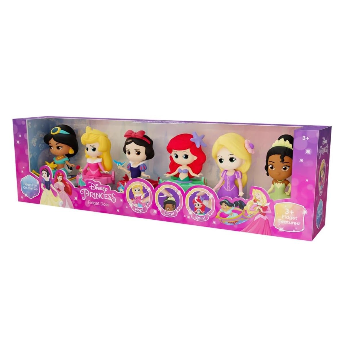 DISNEY FIDGET 6PCS SET W/KEYCHAIN - Premium for Kids in Qatar | Toysaro.com