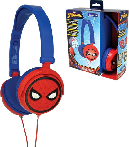 SPIDERMAN STEREO WIRED FOLDABLE HEADPHONE - Premium for Kids in Qatar | Toysaro.com