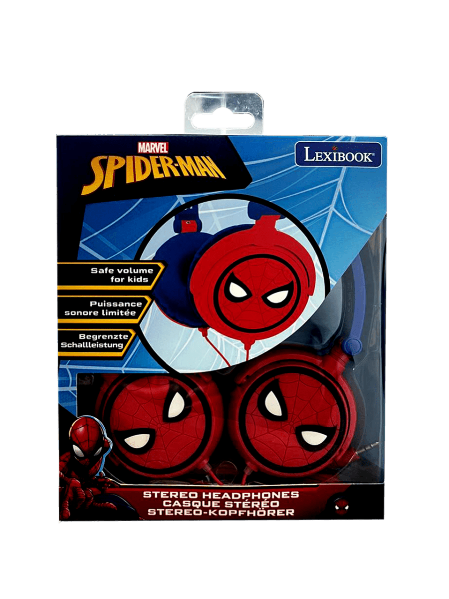 SPIDERMAN STEREO WIRED FOLDABLE HEADPHONE - Premium for Kids in Qatar | Toysaro.com