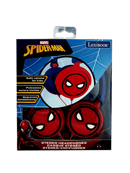 SPIDERMAN STEREO WIRED FOLDABLE HEADPHONE - Premium for Kids in Qatar | Toysaro.com