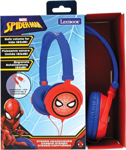 SPIDERMAN STEREO WIRED FOLDABLE HEADPHONE - Premium for Kids in Qatar | Toysaro.com
