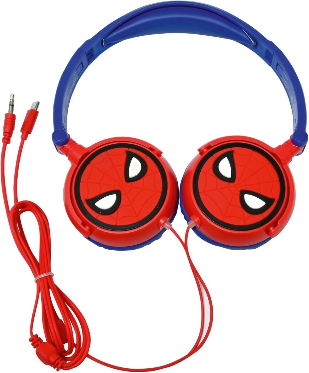 SPIDERMAN STEREO WIRED FOLDABLE HEADPHONE - Premium for Kids in Qatar | Toysaro.com