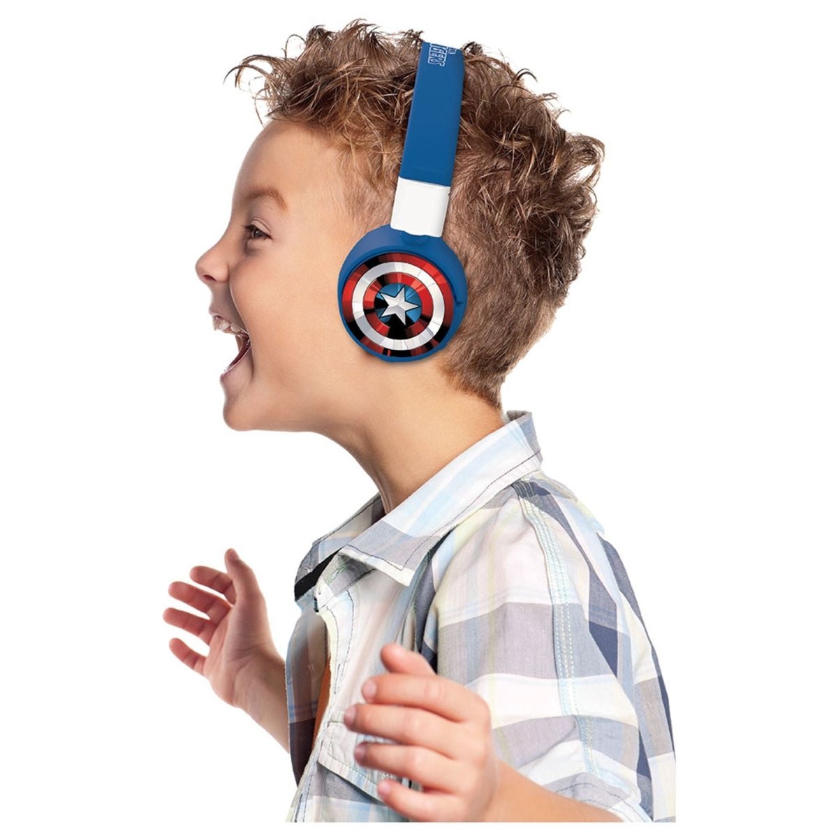 AVENGERS 2 IN 1 FOLDABLE HEADPHONE - Premium for Kids in Qatar | Toysaro.com