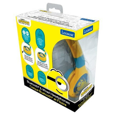 MINIONS 2 IN 1 FOLDABLE HEADPHONE - Premium for Kids in Qatar | Toysaro.com
