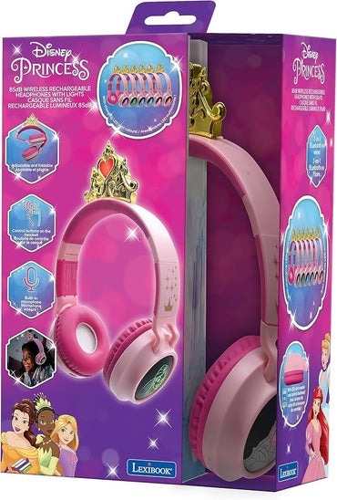 PRINCESS BLUETOOTH/WIRED FOLDABLE HEADPHONES - Premium for Kids in Qatar | Toysaro.com