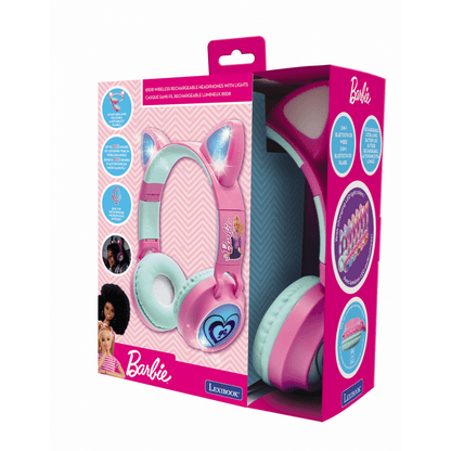 BARBIE WIRELESS RECHARGEABLE HEADPHONES W/LIGHT - Premium for Kids in Qatar | Toysaro.com