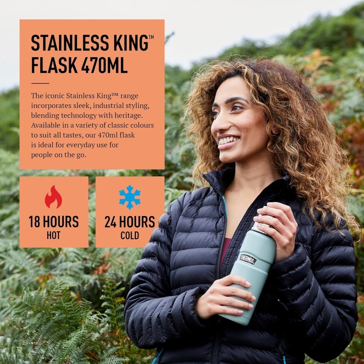 THERMOS - STAINLESS KING TRAVEL MUG 470 ML, COPPER - Premium for Kids in Qatar | Toysaro.com