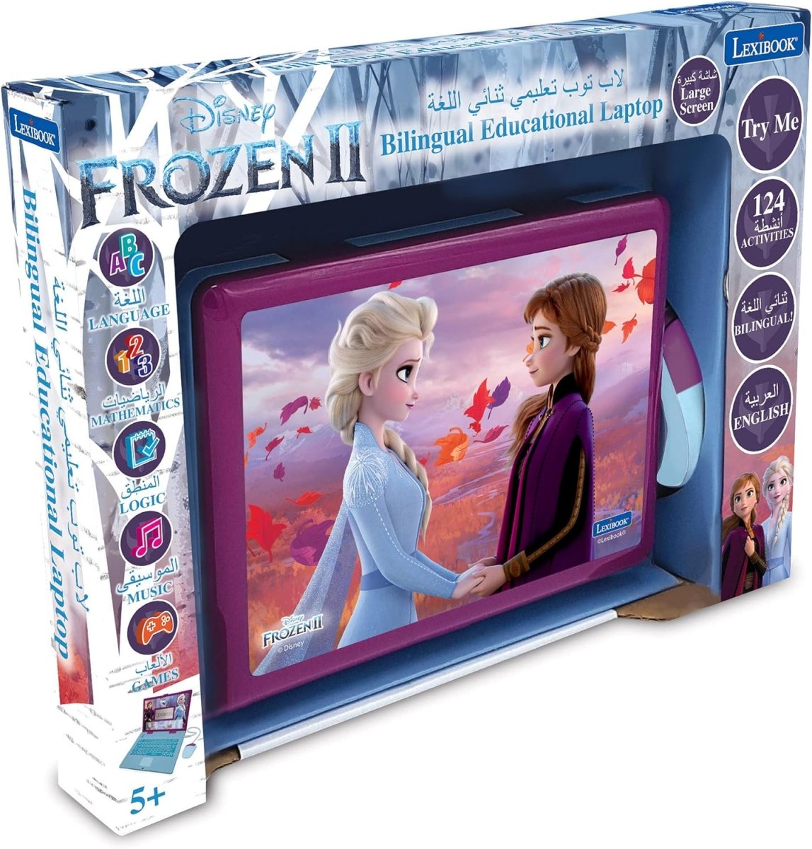 FROZEN BILINGUAL EDUCATIONAL LAPTOP ARABIC/ENGLISH - Premium for Kids in Qatar | Toysaro.com