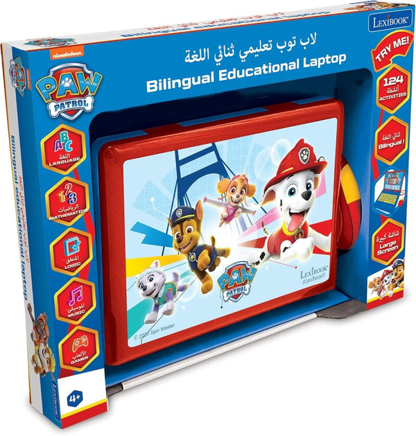 PAW PATROL BILINGUAL EDUCATIONAL LAPTOP ARABIC/ENGLISH - Premium for Kids in Qatar | Toysaro.com