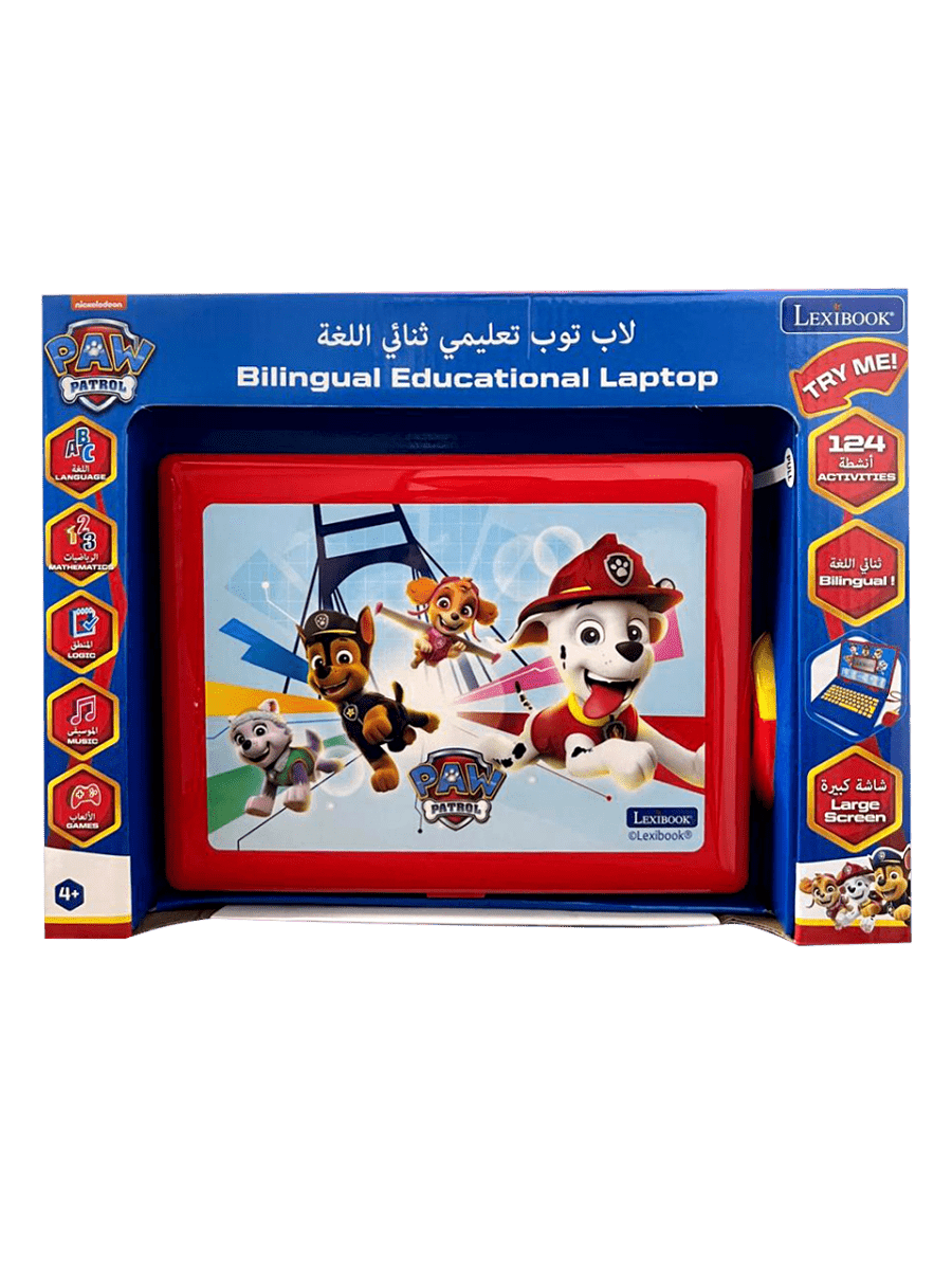 PAW PATROL BILINGUAL EDUCATIONAL LAPTOP ARABIC/ENGLISH - Premium for Kids in Qatar | Toysaro.com