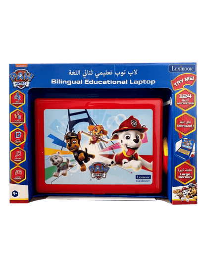 PAW PATROL BILINGUAL EDUCATIONAL LAPTOP ARABIC/ENGLISH - Premium for Kids in Qatar | Toysaro.com