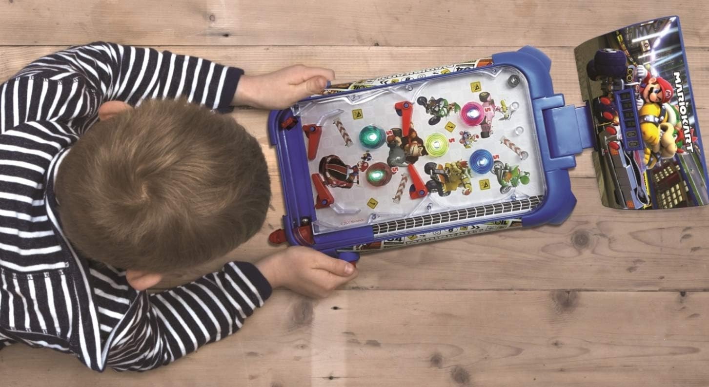 MARIO KART ELECTRONIC PINBALL W/LIGHTS N SOUND - Premium for Kids in Qatar | Toysaro.com