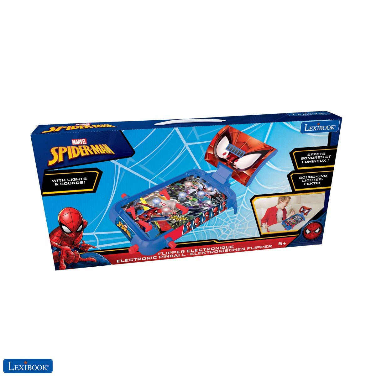 SPIDERMAN ELECTRONIC PINBALL WITH LIGHTS AND SOUND - Premium for Kids in Qatar | Toysaro.com