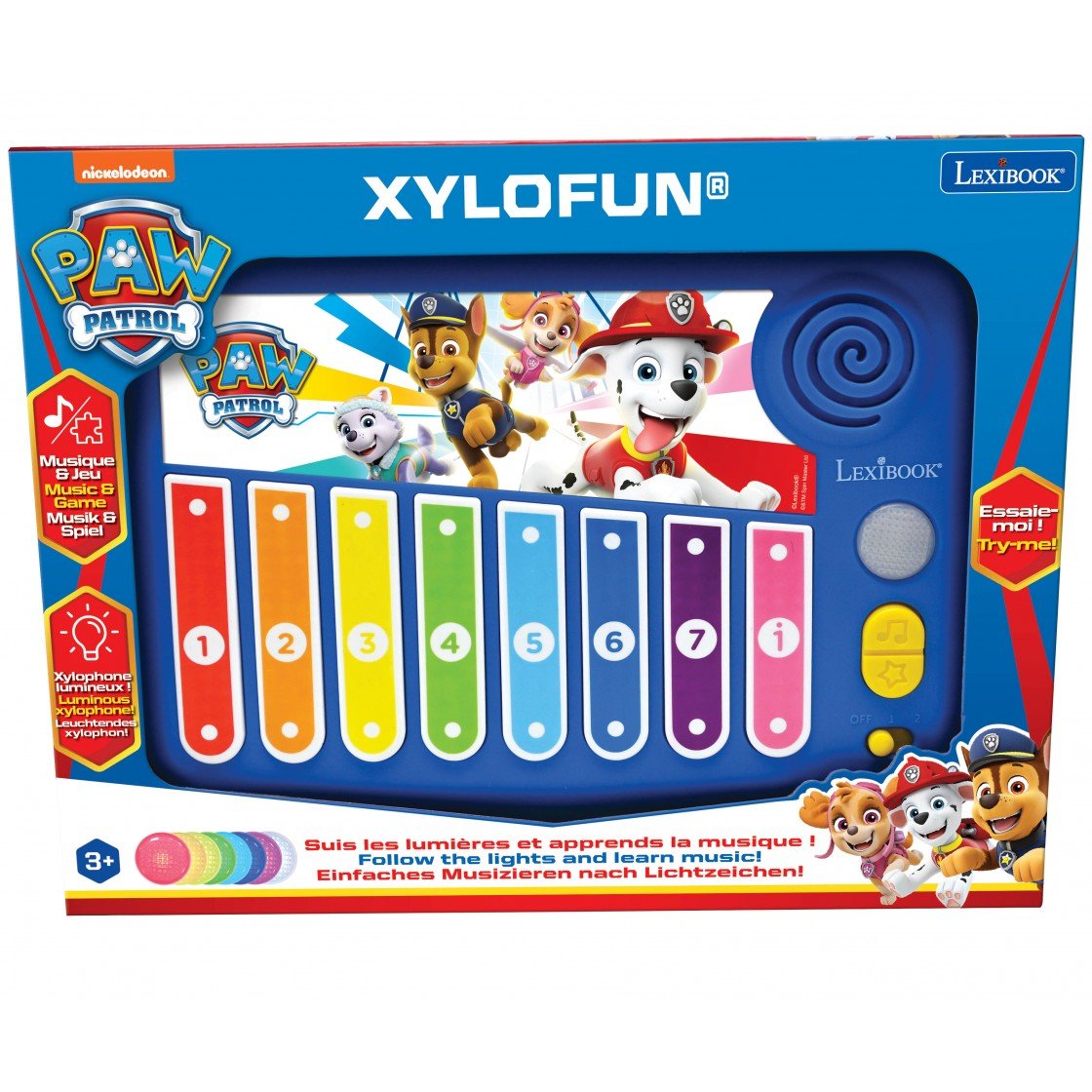 PAW PATROL ELECTRONIC XYLOPHONE W/LEARNING MUSIC METHOD W/LIGHTS - Premium for Kids in Qatar | Toysaro.com
