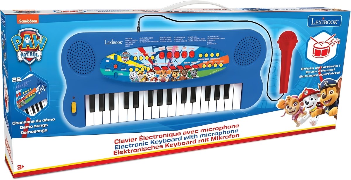 PAW PATROL ELECTRONIC KEYBOARD W/MIC 32 KEYS - Premium for Kids in Qatar | Toysaro.com