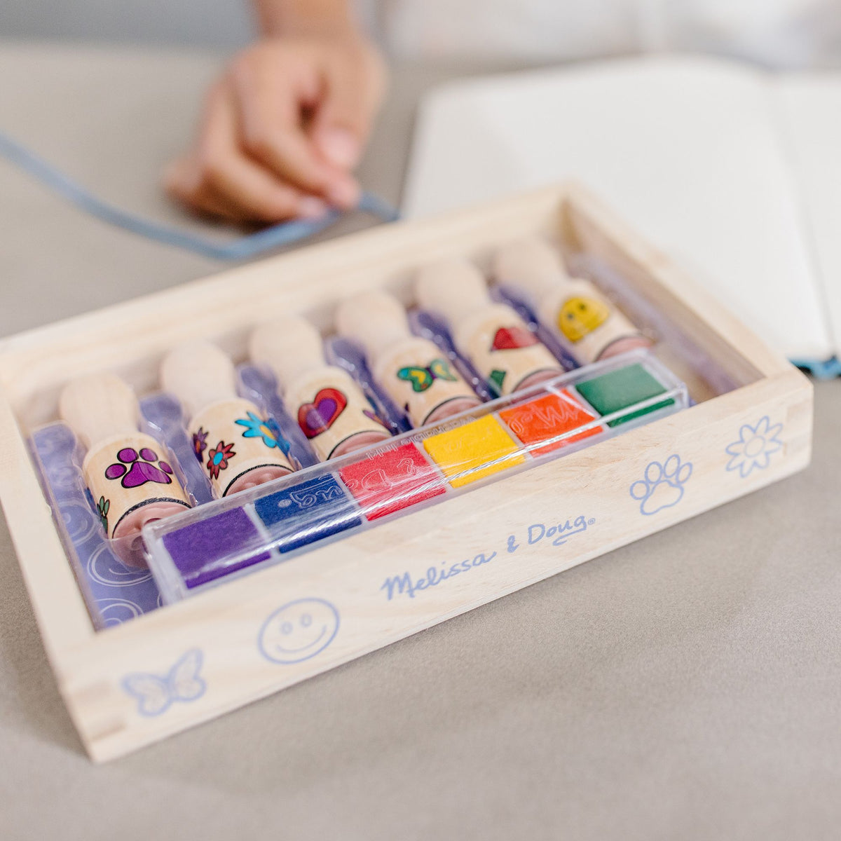 Melissa and Doug Happy Handle Stamp Set