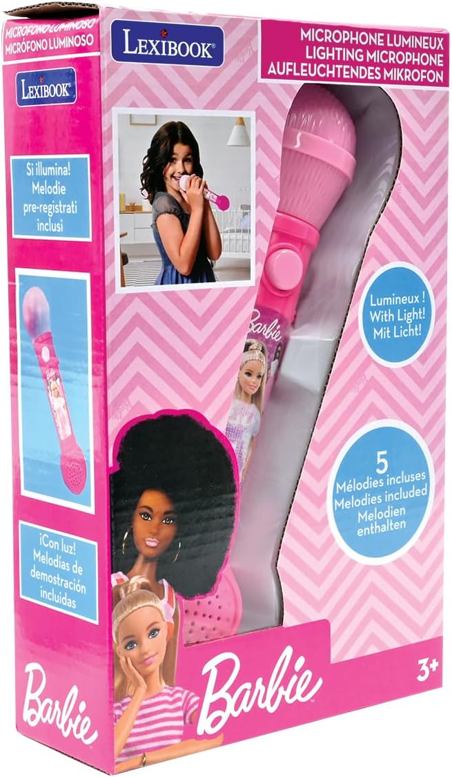BARBIE LIGHTING MICROPHONE - Premium for Kids in Qatar | Toysaro.com