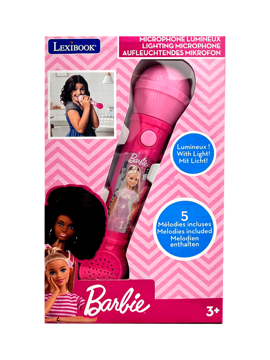 BARBIE LIGHTING MICROPHONE - Premium for Kids in Qatar | Toysaro.com