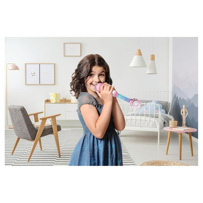 BARBIE LIGHTING MICROPHONE W/SPEAKER (AUX - IN) - Premium for Kids in Qatar | Toysaro.com