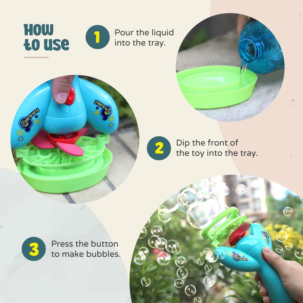 MOON BUBBLE BURST - BLUE - Premium for Kids in Qatar | Toysaro.com