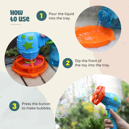 MOON BUBBLE STORM BUBBLE TOYS - BLUE GREEN - Premium for Kids in Qatar | Toysaro.com