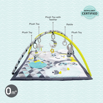 MOON A GOOD NIGHT PLAY MAT WITH PILLOW O MONTHSS +, BABY PLAYMAT & ACTIVITY GYM - Premium for Kids in Qatar | Toysaro.com