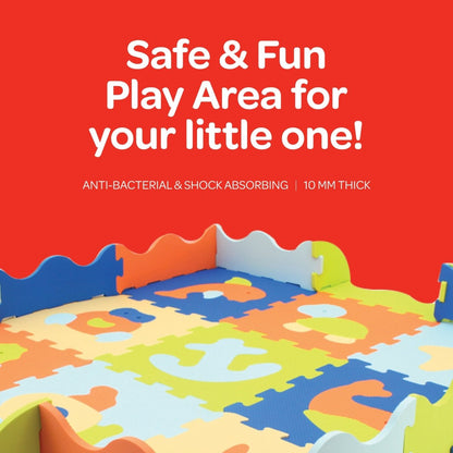 MOON KIDS PUZZLE ACTIVITY FLOOR MAT - 9PCS W/BORDERS - OCEAN WORLD - Premium for Kids in Qatar | Toysaro.com