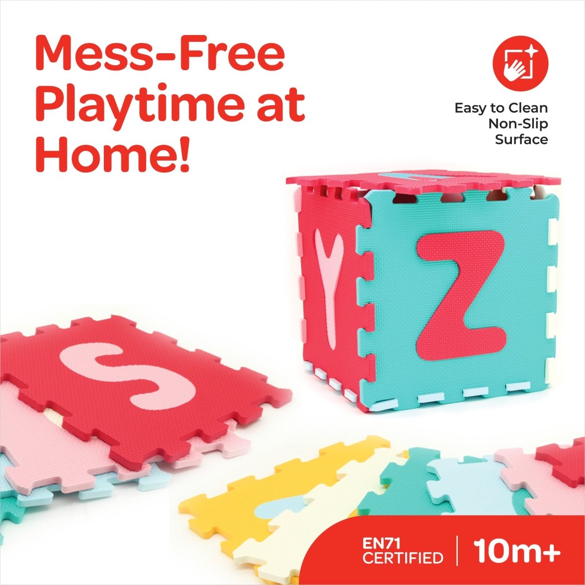 MOON KIDS PUZZLE ACTIVITY FLOOR MAT - 26PCS, ALPHABET PUZZLE - Premium for Kids in Qatar | Toysaro.com