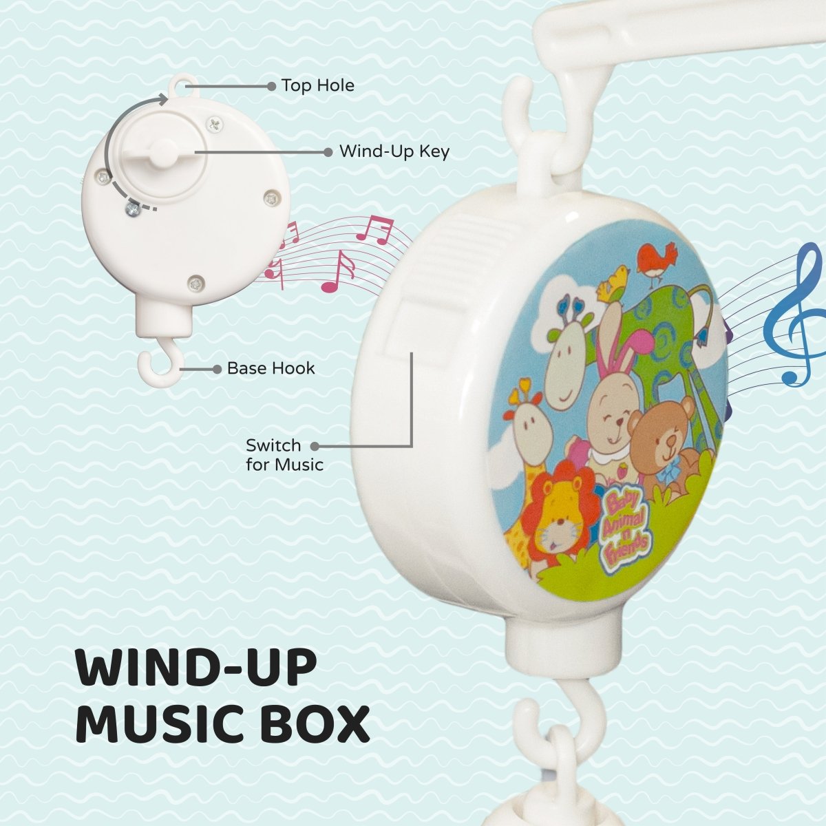 MOON JUNGLE FRIENDS MUSCIAL MOBILE - Premium for Kids in Qatar | Toysaro.com