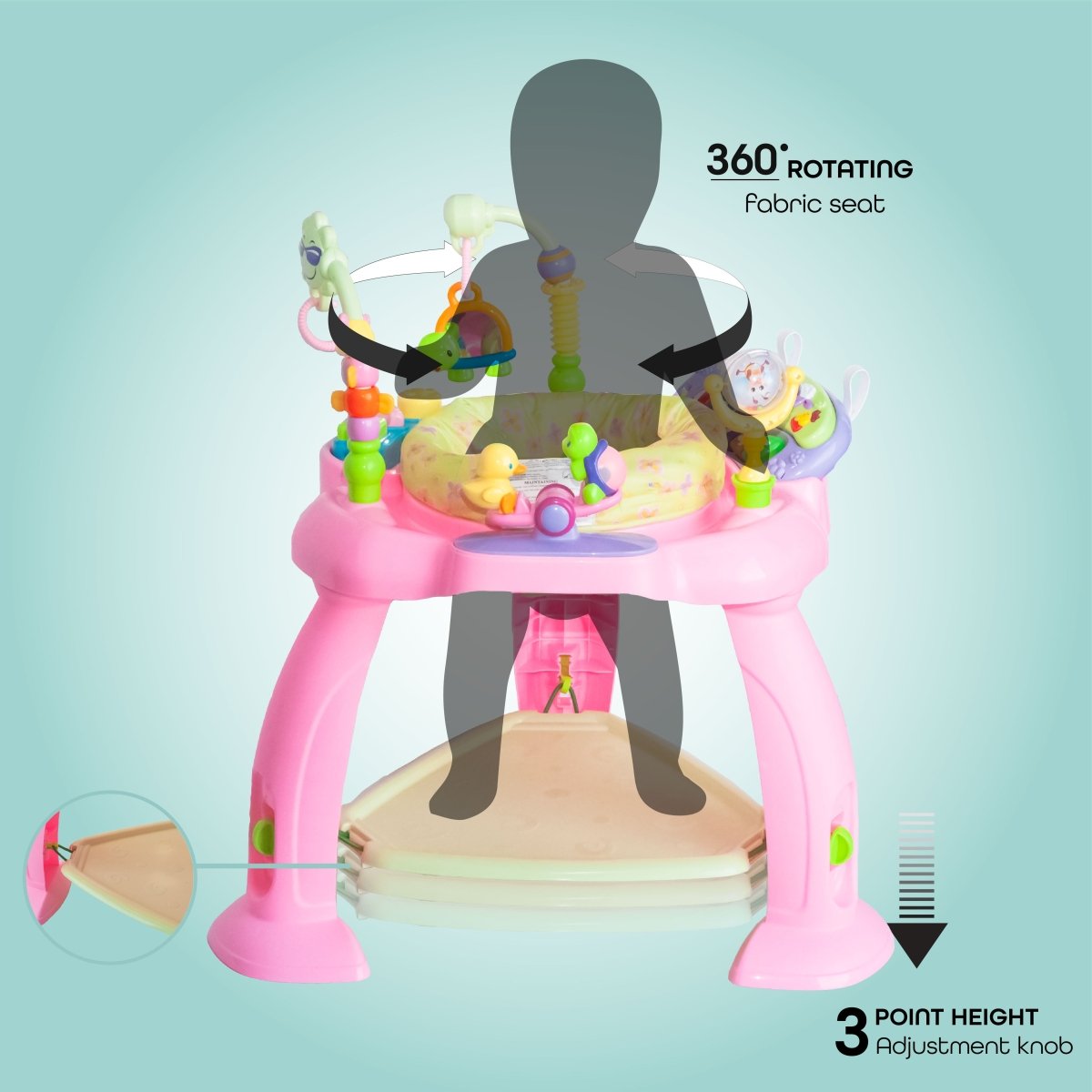 MOON BABY JUMPER PINK - Premium for Kids in Qatar | Toysaro.com