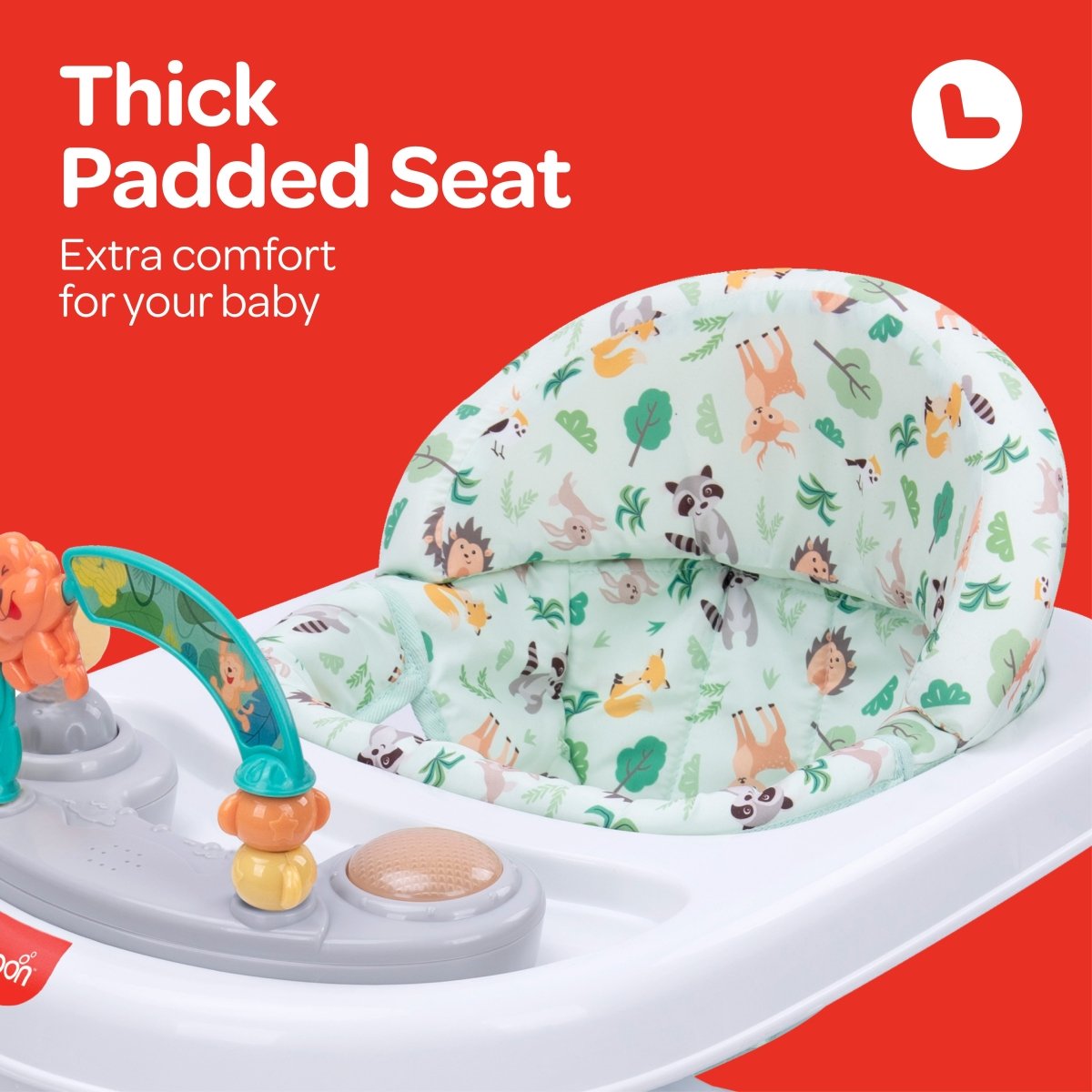 MOON STRIDE BABY WALKER - GREEN - Premium for Kids in Qatar | Toysaro.com