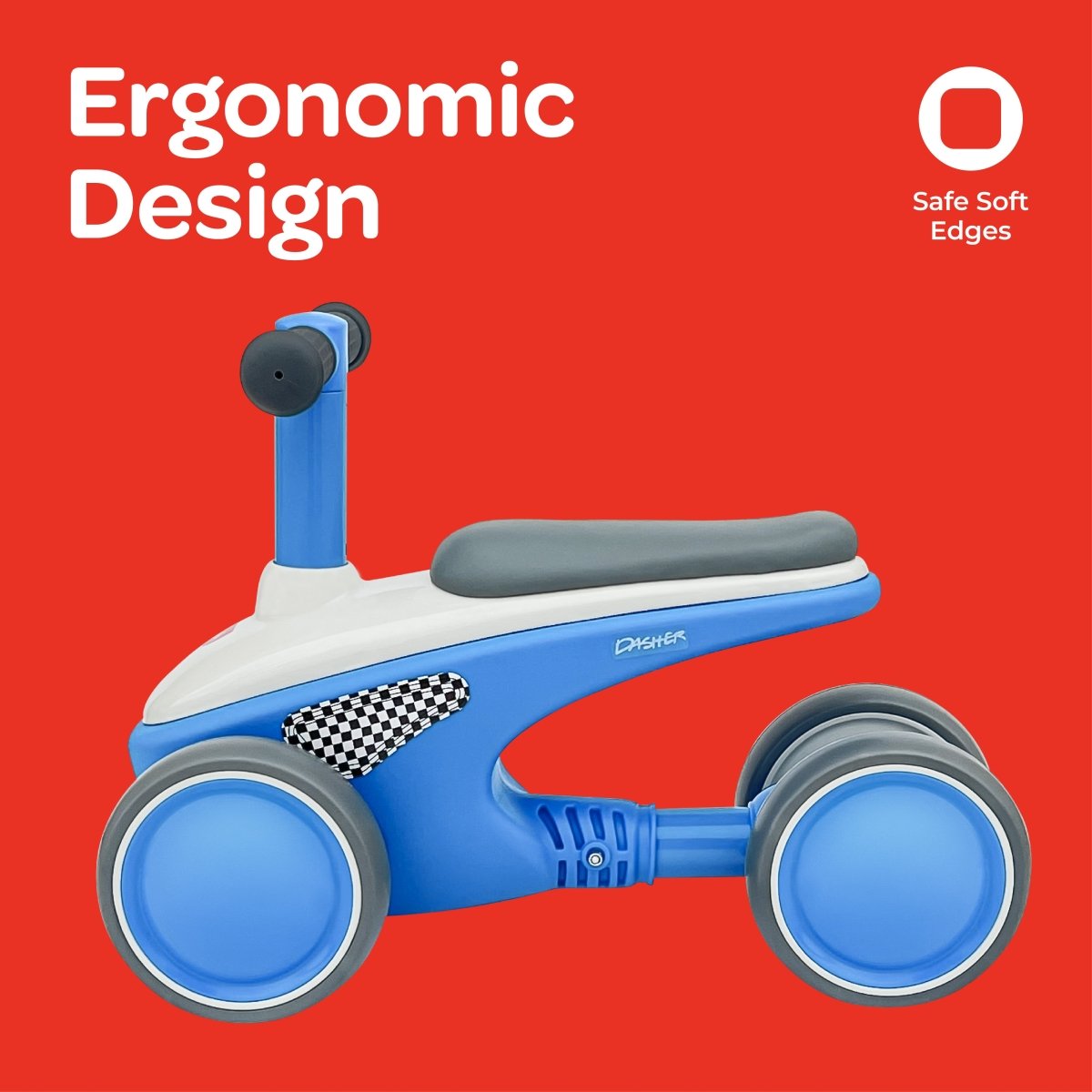 MOON DASHER RIDE ON SCOOTER - BLUE - Premium for Kids in Qatar | Toysaro.com