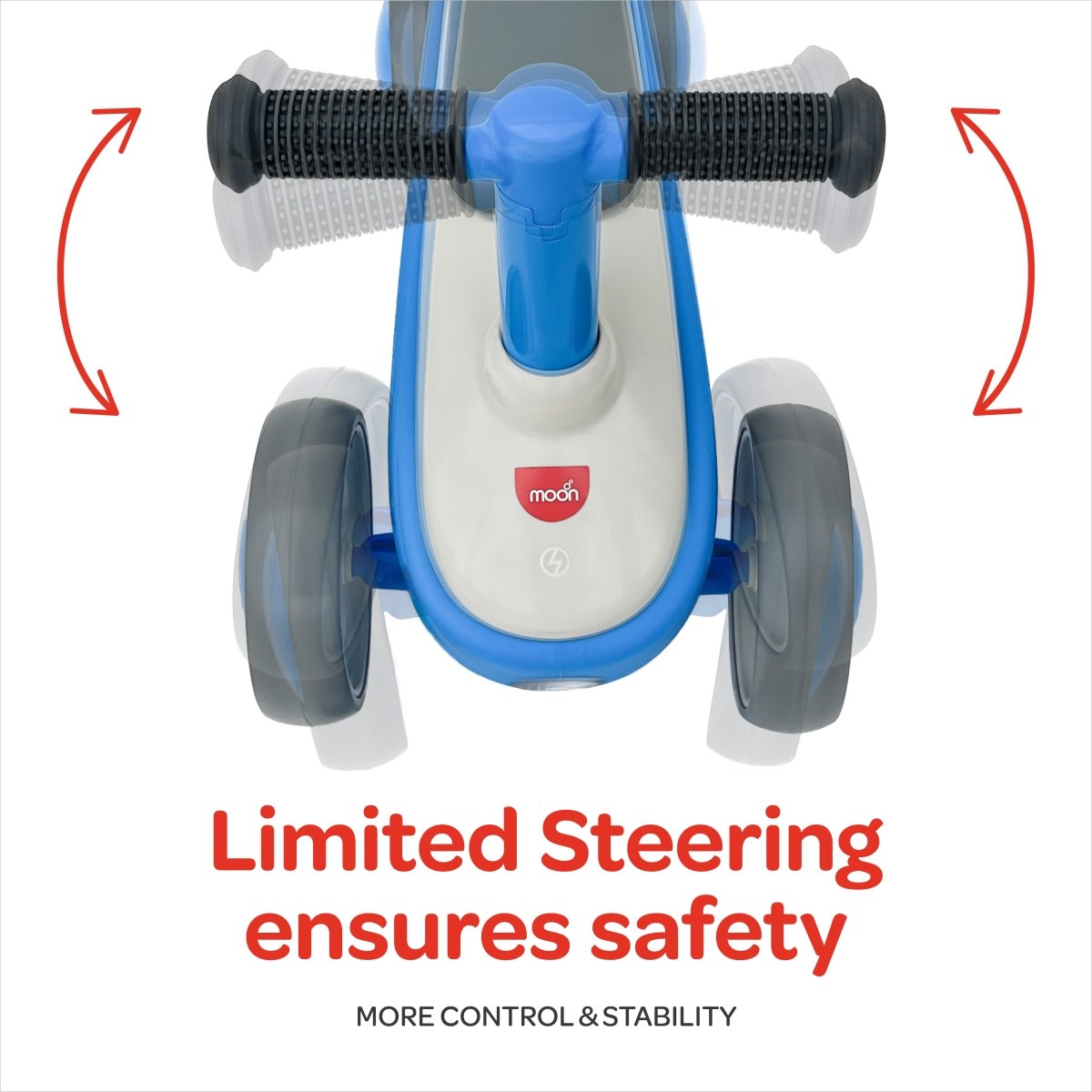 MOON DASHER RIDE ON SCOOTER - BLUE - Premium for Kids in Qatar | Toysaro.com