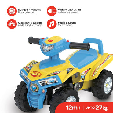 MOON BLAZE QUAD BIKE - YELLOW - Premium for Kids in Qatar | Toysaro.com