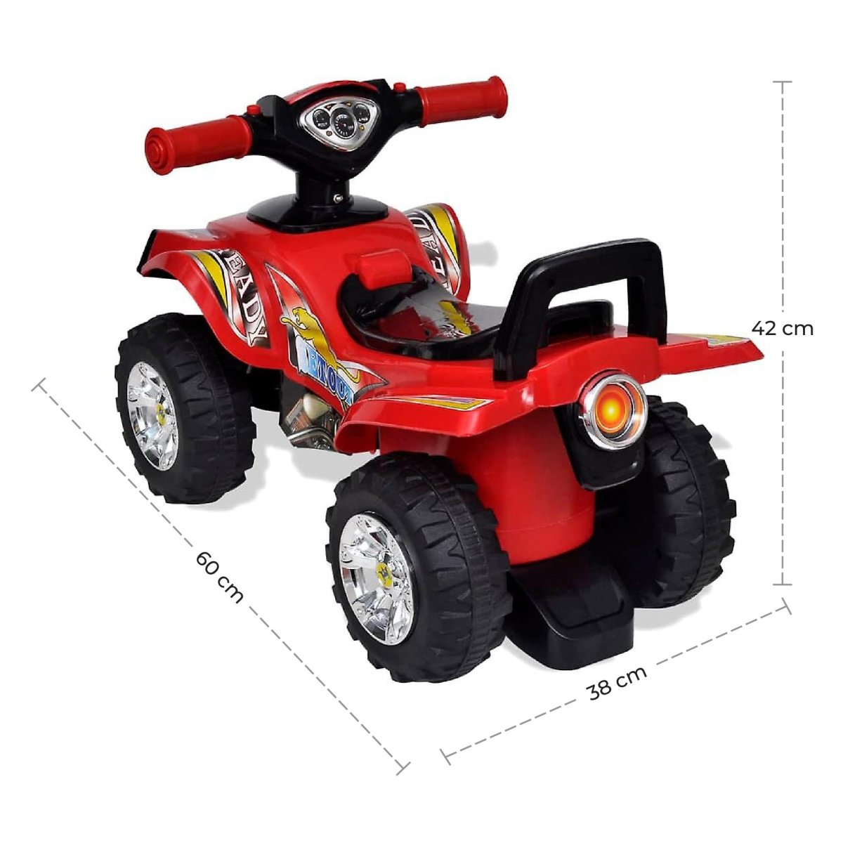 MOON BLAZE QUAD BIKE - RED - Premium for Kids in Qatar | Toysaro.com