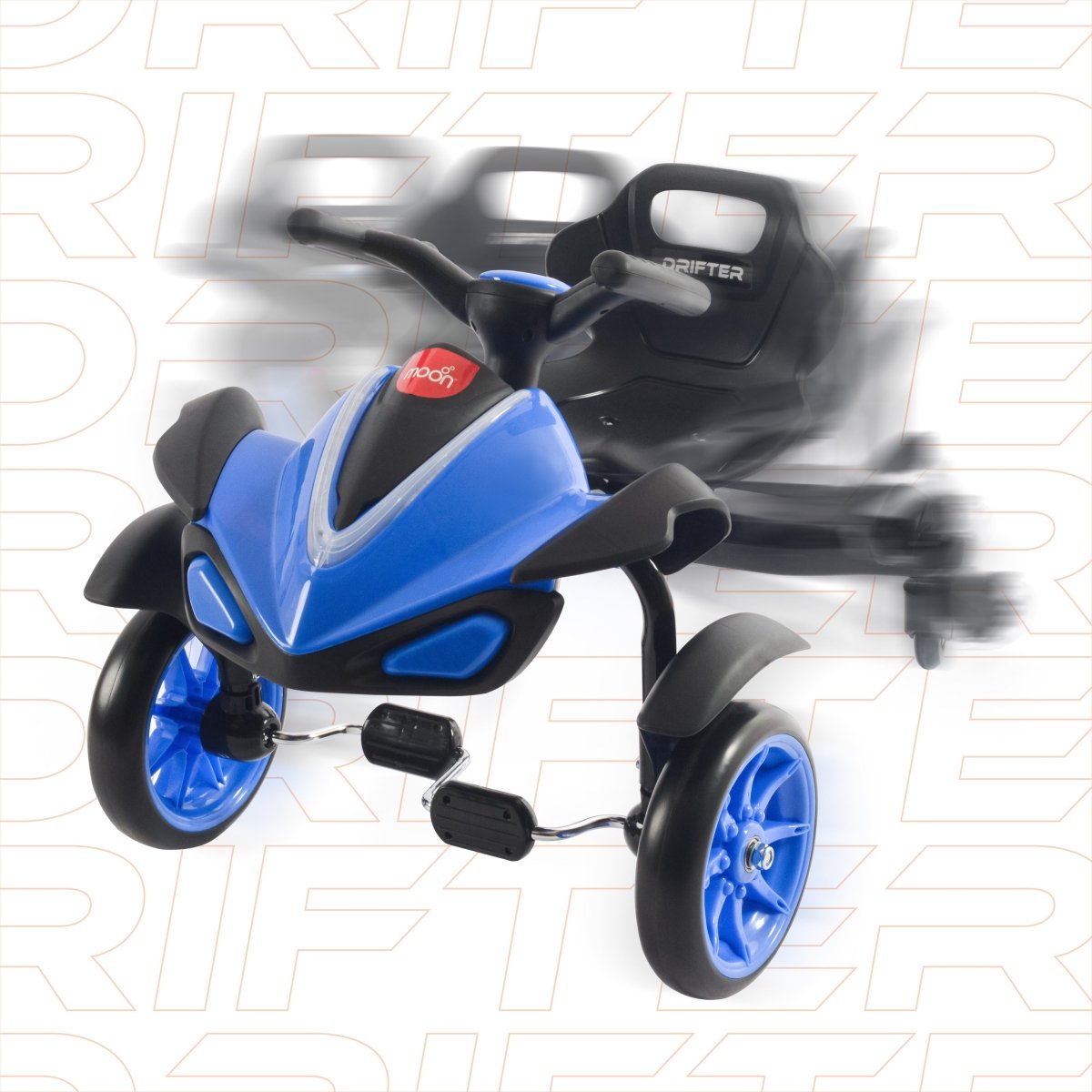 MOON DRIFT CAR - BLUE - Premium for Kids in Qatar | Toysaro.com