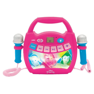 PRINCESS BLUETOOTH SPEAKER WITH LIGHTS AND MICS AND RECHARGABLE BATTERY. - Premium for Kids in Qatar | Toysaro.com