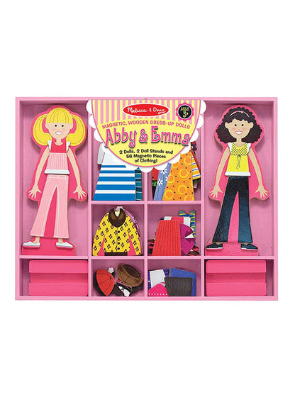 Melissa and Doug Abby & Emma Magnetic Dress-Up