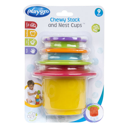 playgro Chewy Stack and Nest Cups