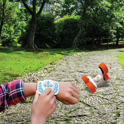 RC CROSSLANDER PROGRAMMABLE STUNT CAR WITH LIGHTS/WRIST CONTROL - Premium for Kids in Qatar | Toysaro.com