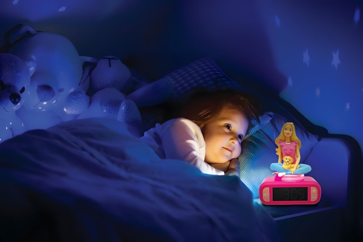 BARBIE DIGITAL3D ALARM CLOCK W/NNIGHT LIGHT AND SOUND EFFECTS - Premium for Kids in Qatar | Toysaro.com