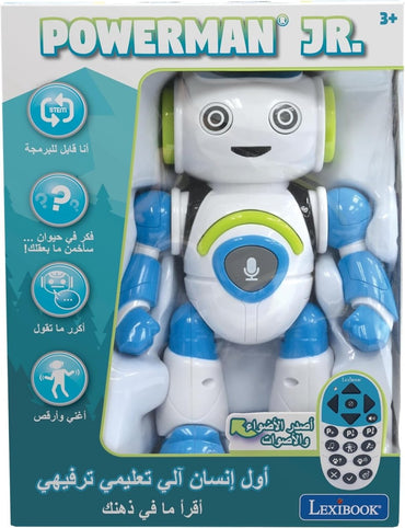 POWERMAN JR. STEM ROBOT W/QUIZ MUSIC N GAMES (ARABIC) - Premium for Kids in Qatar | Toysaro.com