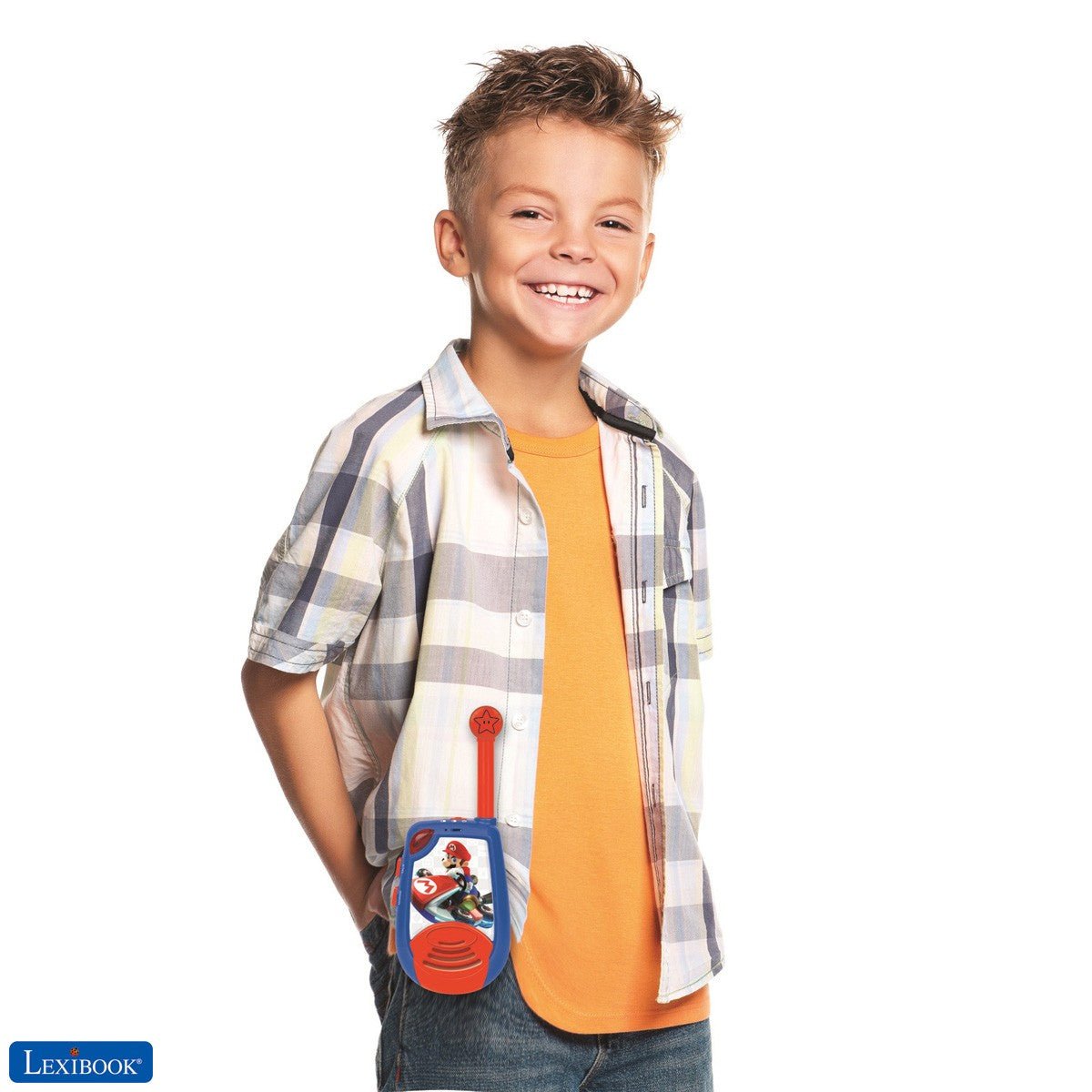 MARIO DIGITAL WALKIE TALKIE 2KM W/ MORSE LIGHT - Premium for Kids in Qatar | Toysaro.com