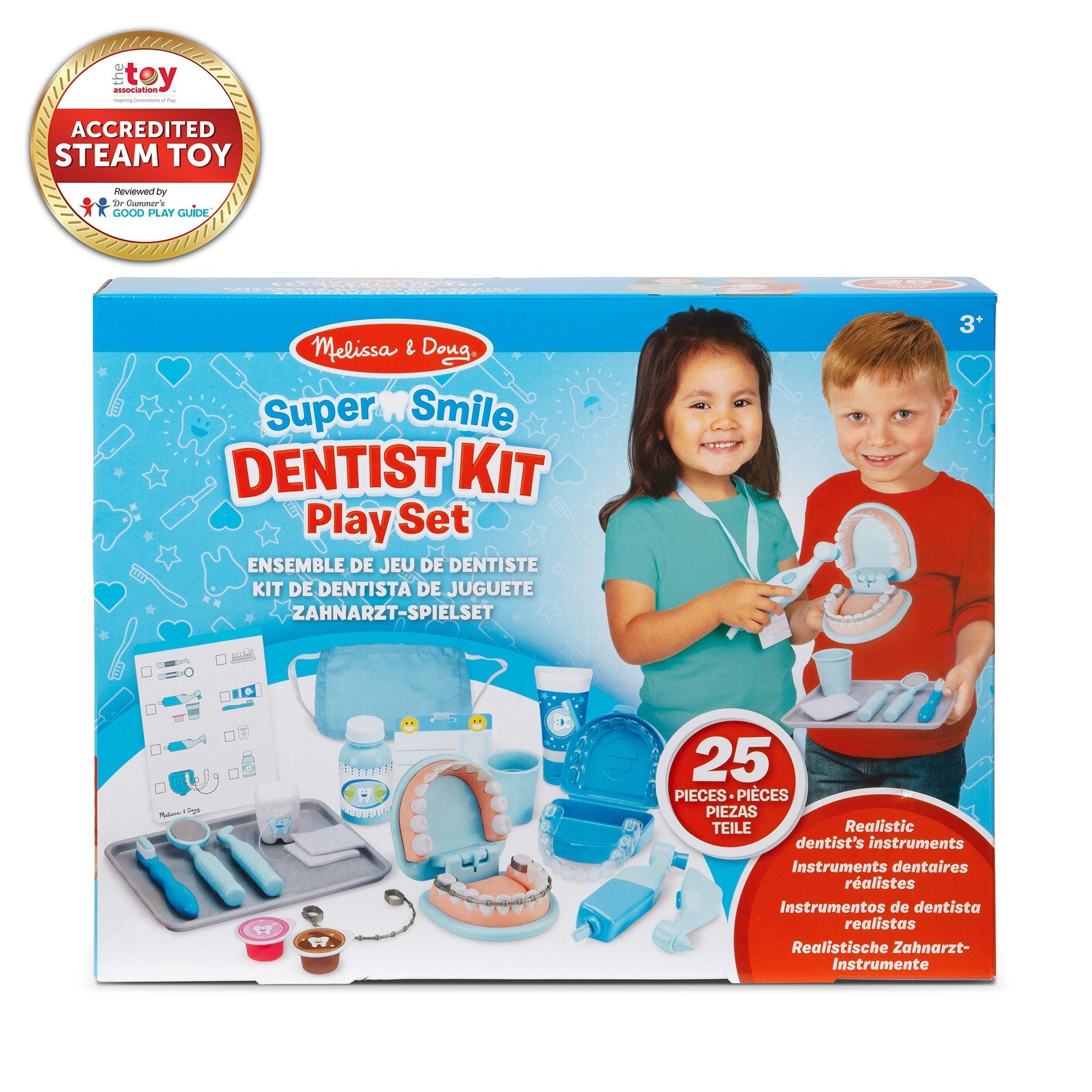 Melissa and Doug Super Smile Dentist Play Set - Premium for Kids in Qatar | Toysaro.com