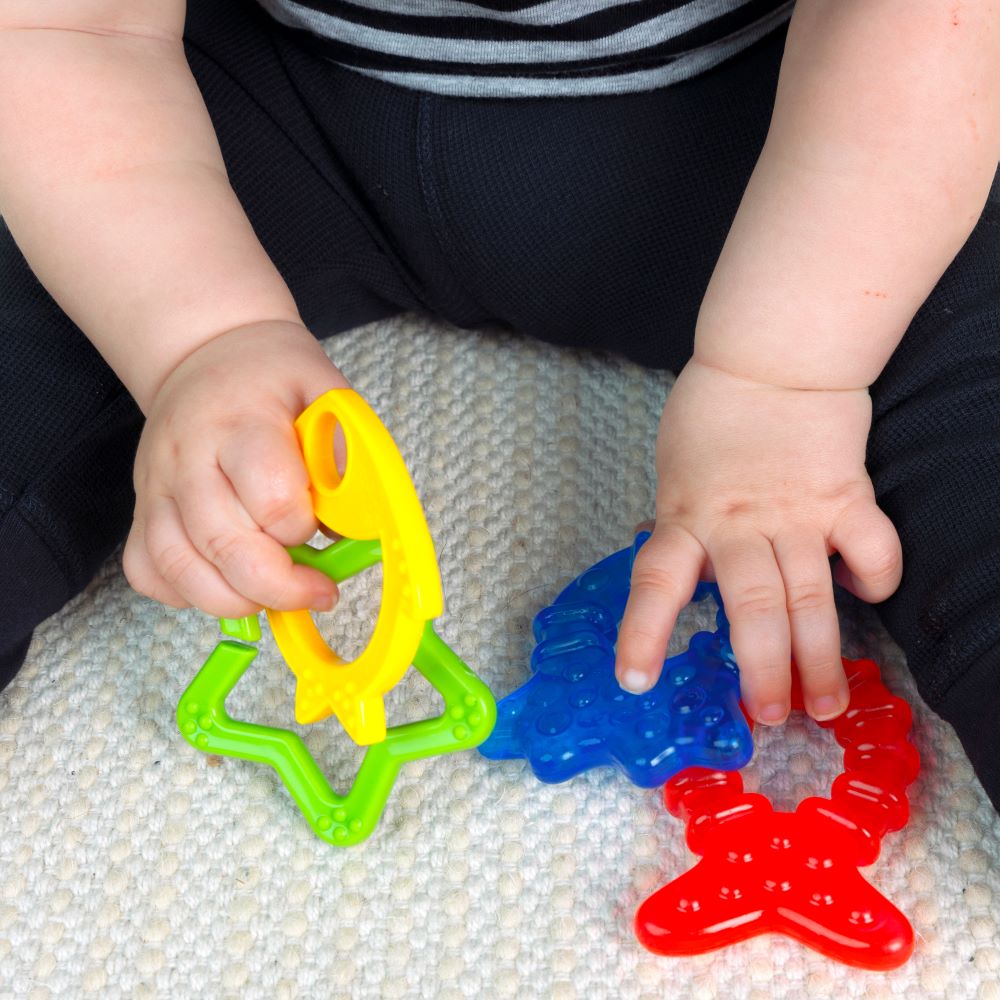 Baby Einstein™Ocean explorers cool critters™ teether toy set - Premium for Kids in Qatar | Toysaro.com