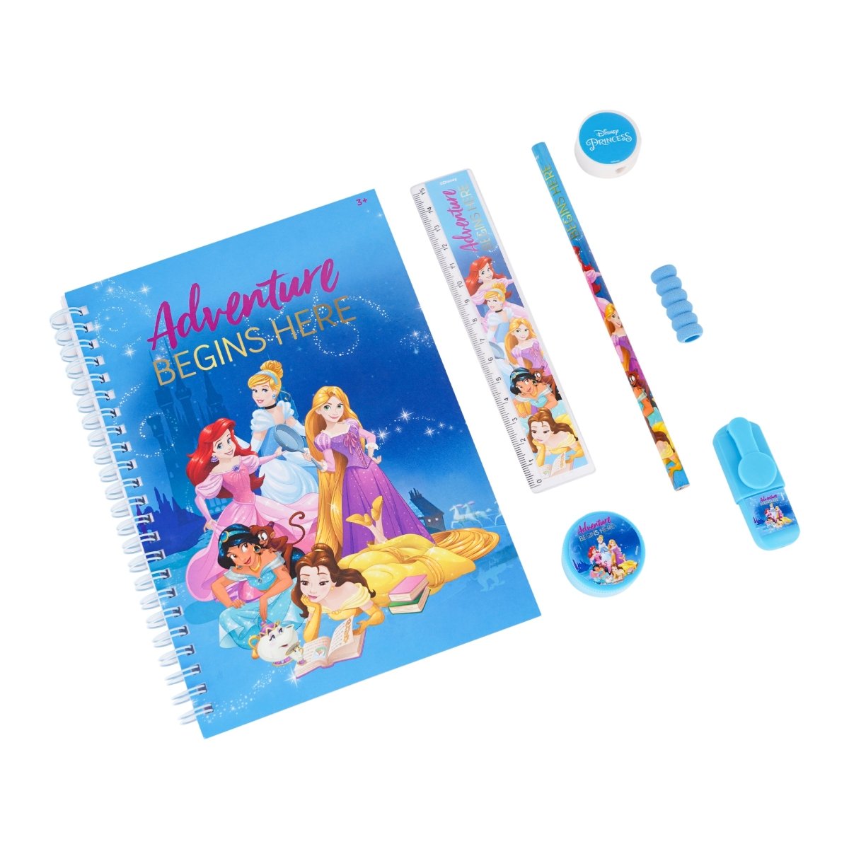 Disney Princess Adventure Begins Here 6in1 Box Set 16" - Premium for Kids in Qatar | Toysaro.com