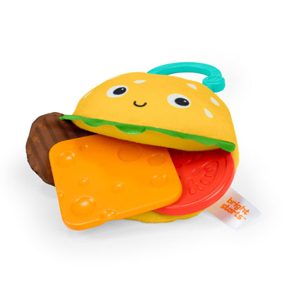 Bright Starts™Say Cheeseburger™ Teether Toy - Premium for Kids in Qatar | Toysaro.com