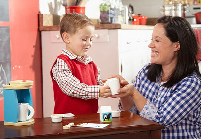 Melissa and Doug Wooden Brew & Serve Coffee Set - Premium for Kids in Qatar | Toysaro.com