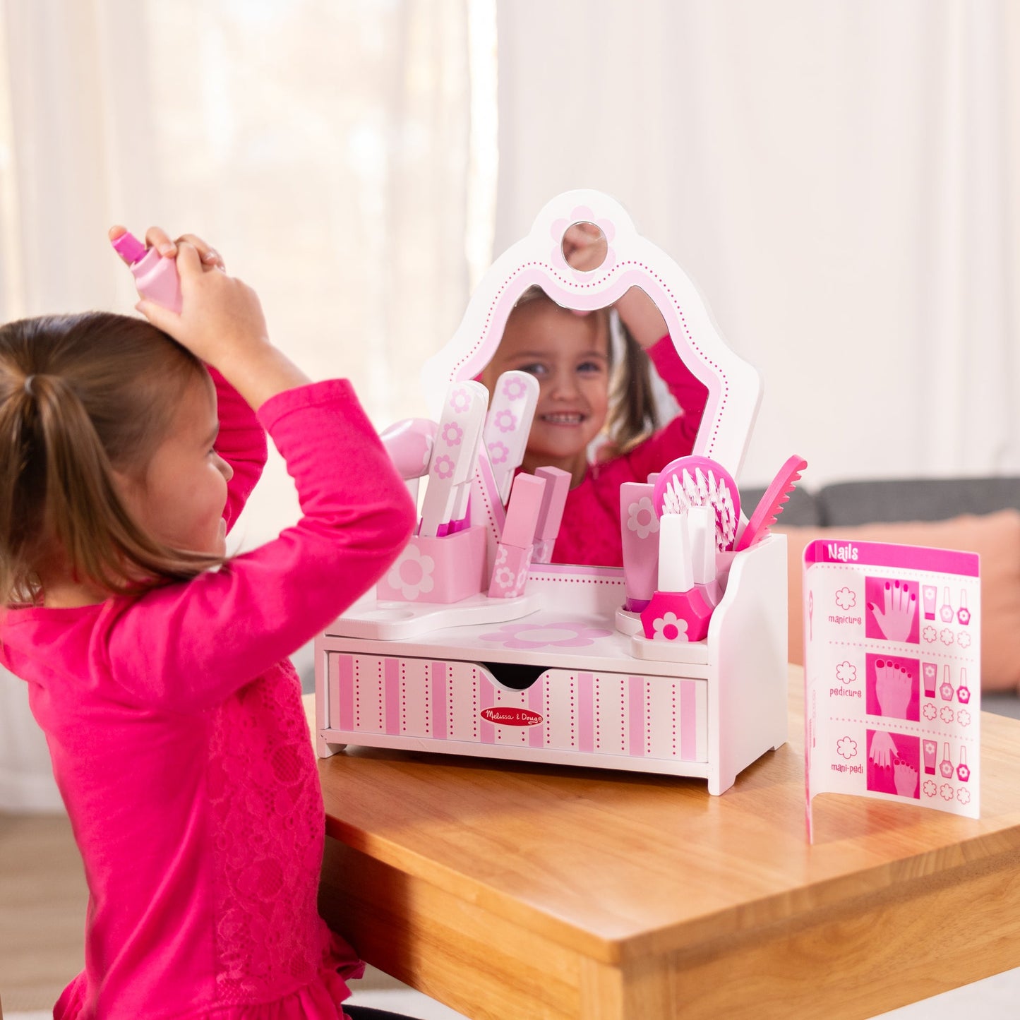 Melissa and Doug Vanity Play Set - Premium for Kids in Qatar | Toysaro.com