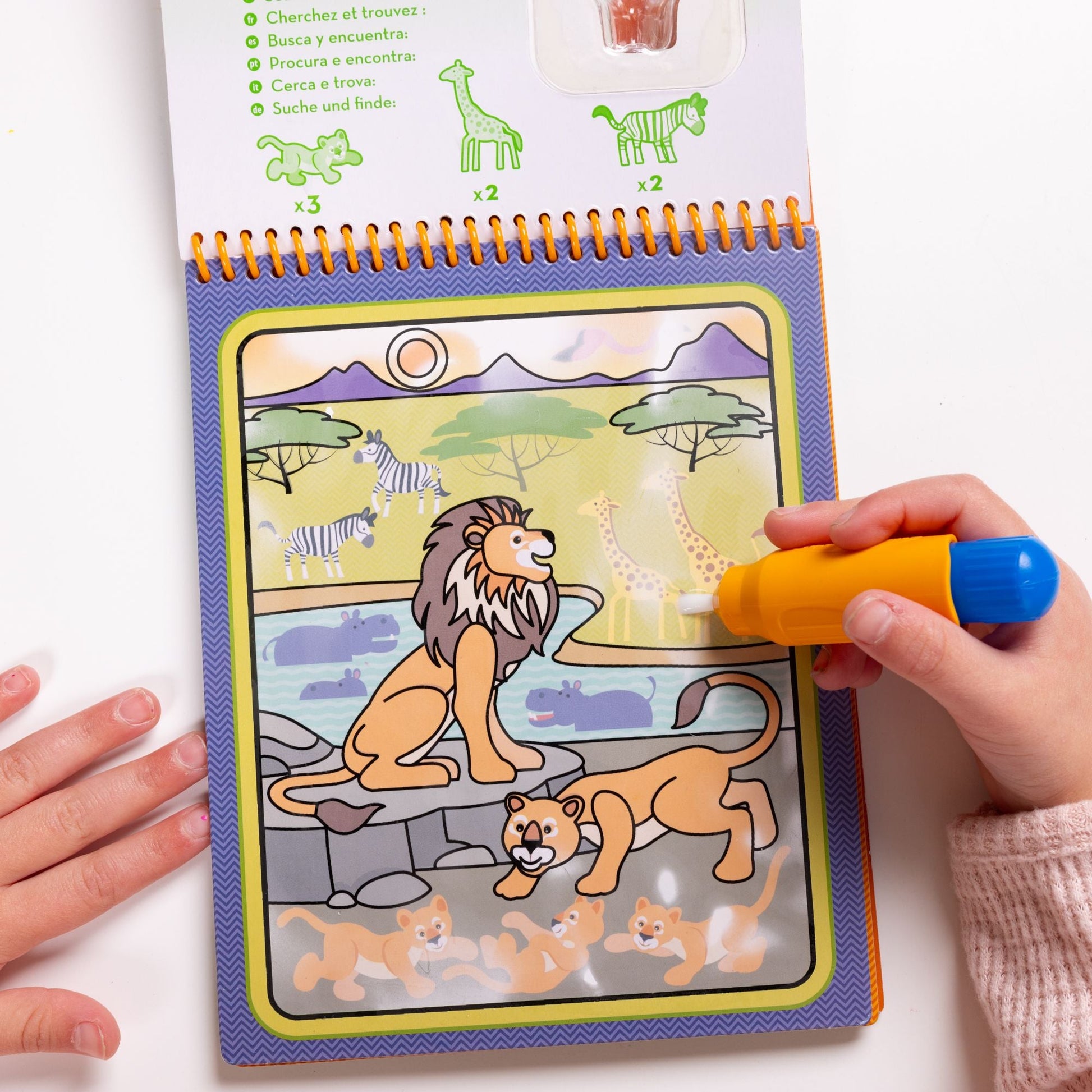 Melissa and Doug Water Wow - Safari Water Reveal Pad - Premium for Kids in Qatar | Toysaro.com